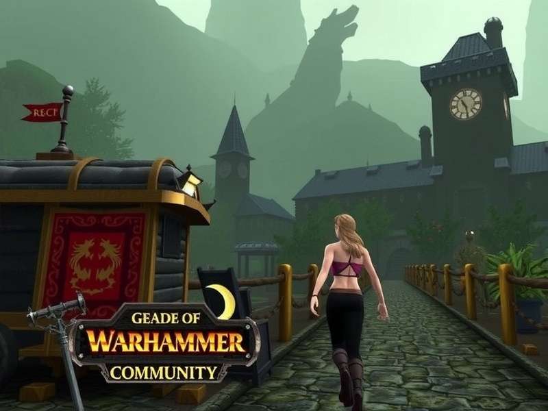 A detailed Warhammer miniature being painted, with brushes and paints in the background