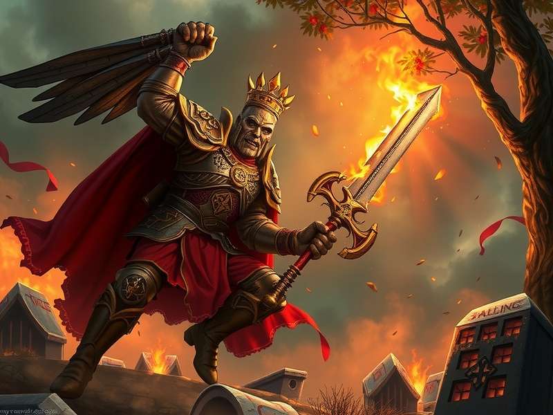 Detailed map of the Warhammer Fantasy Old World showing the Empire, Bretonnia, and the Chaos Wastes