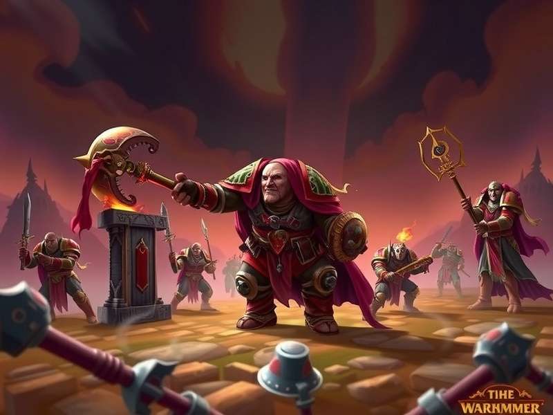 A collage showcasing Warhammer 40,000 Space Marines, Age of Sigmar Stormcast Eternals, and detailed painted miniatures