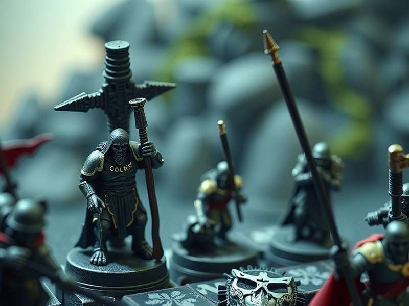 A vast collection of painted Warhammer 40k and Age of Sigmar miniatures on a battlefield