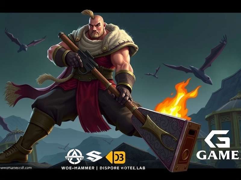 A tense moment at a large Warhammer Age of Sigmar tournament, players concentrating over a detailed battlefield