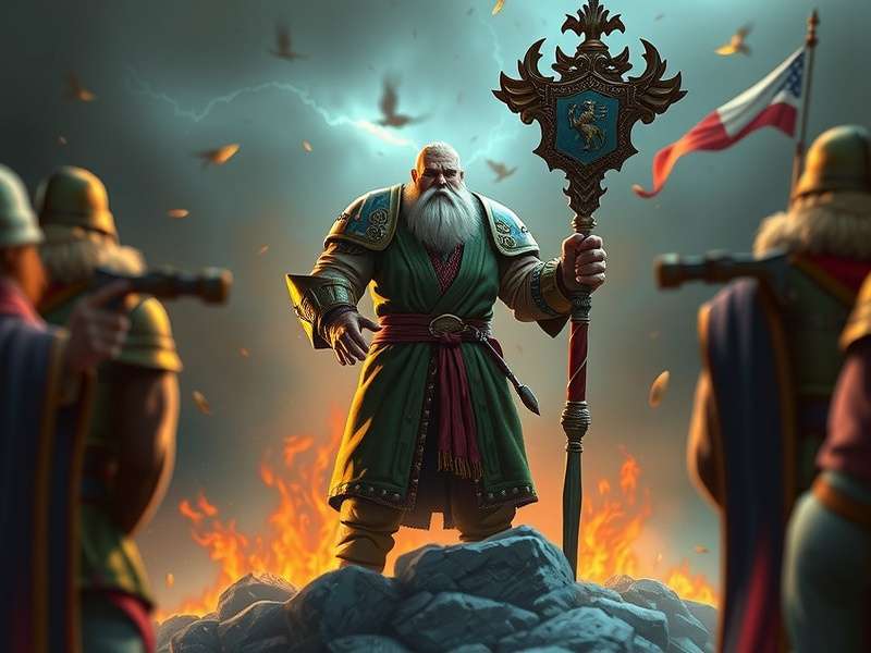 A detailed miniature diorama of a Warhammer 40,000 battlefield