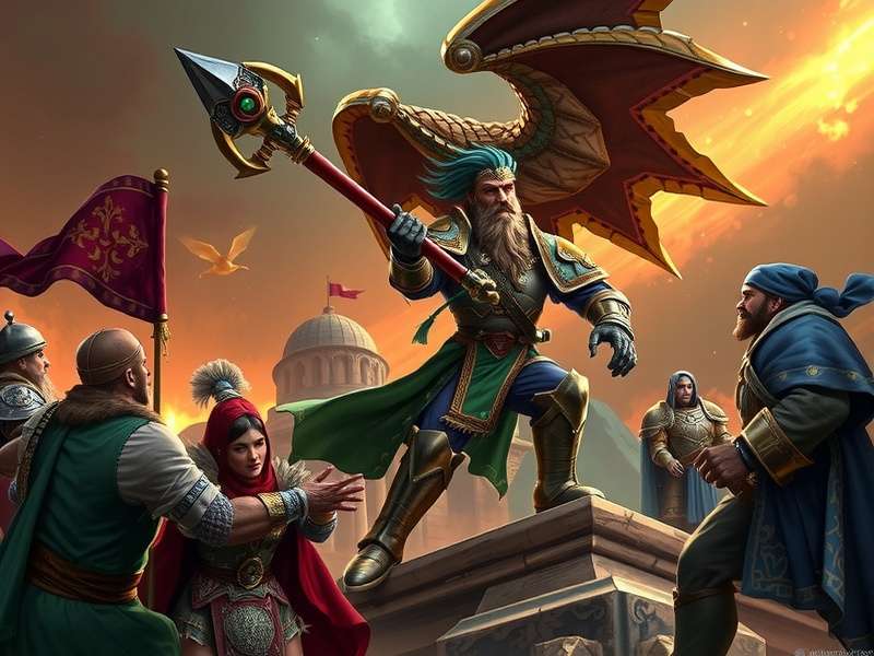 Featured high-resolution wallpaper of a Blood Angels Space Marine standing before a raging battlefield.