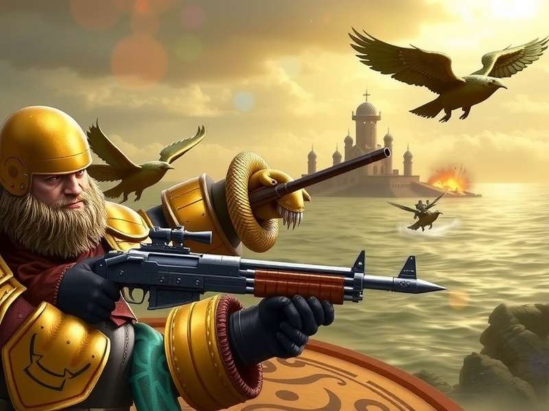 Collection of detailed Warhammer 40k miniatures with various weapons