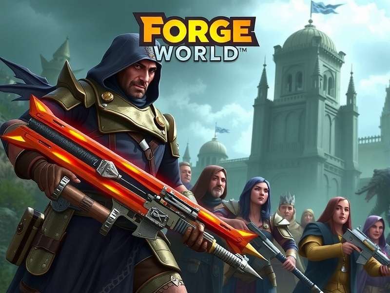 A diorama of Forge World's Horus Heresy miniatures depicting Space Marines from different Legions