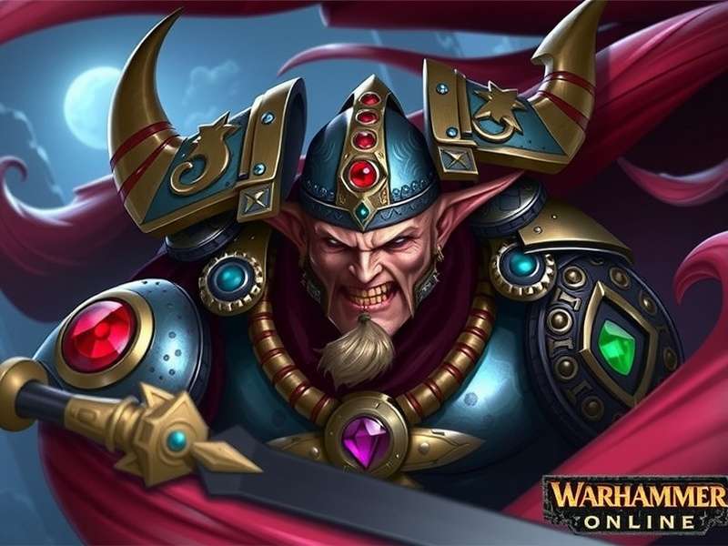 Massive Realm vs Realm battle in Warhammer Online with players fighting at a keep