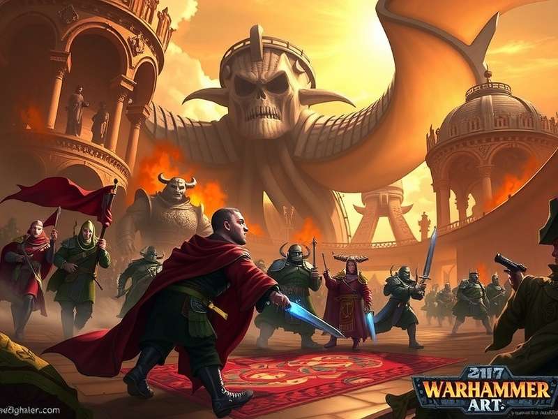 Modern digital Warhammer Age of Sigmar art