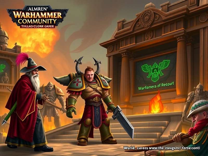 A detailed, painted Warhammer 40,000 battlefield with Space Marines and Tyranids locked in combat