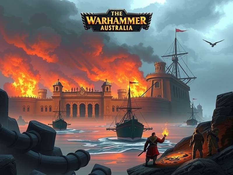 Warhammer Australia community gathering at a local tournament in Sydney, with painted figurines and army lists on display.