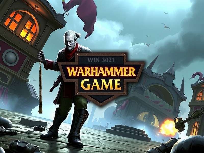 Warhammer Game - Chaos Warriors charging into battle
