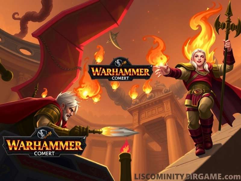 Community Warhammer – UK Warhammer fans gathering at a gaming table with miniatures and rulebooks