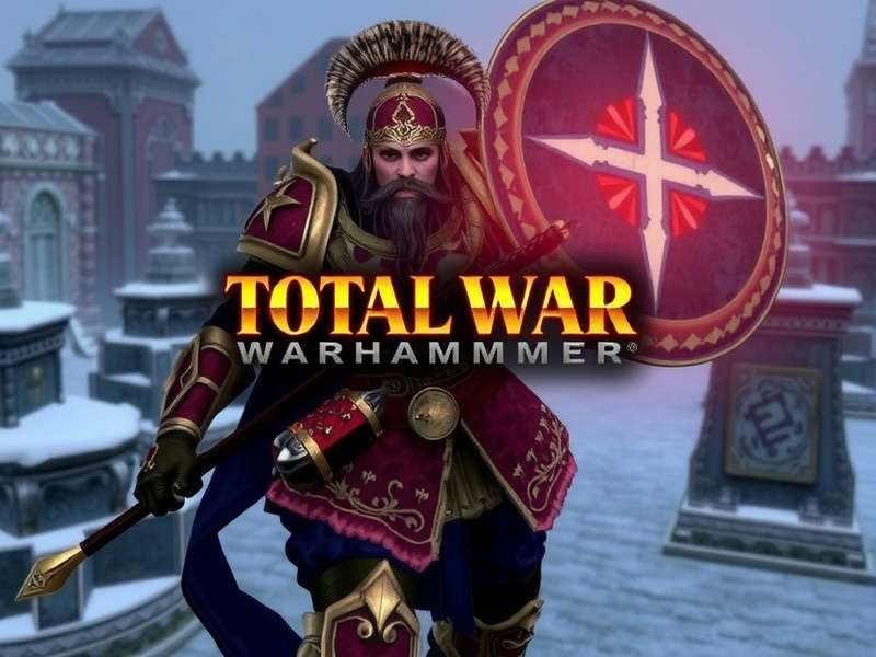 Total War Warhammer III epic battlefield with Kislev and Cathay armies