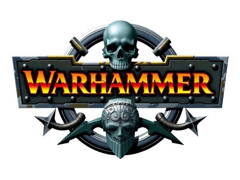 Collection of Warhammer logo variants from different editions and product lines