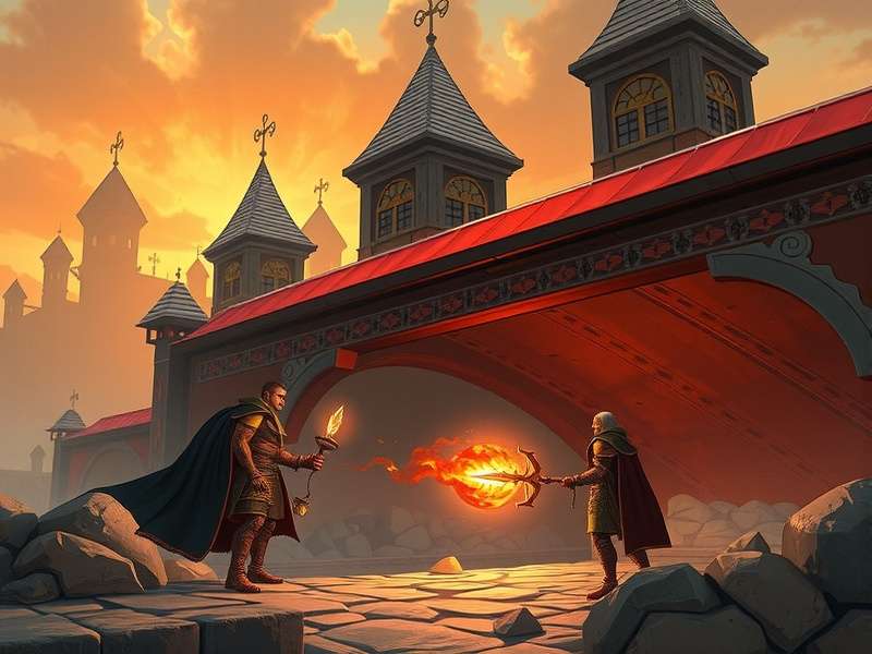 Warhammer Quest — epic fantasy battle scene with heroes and monsters
